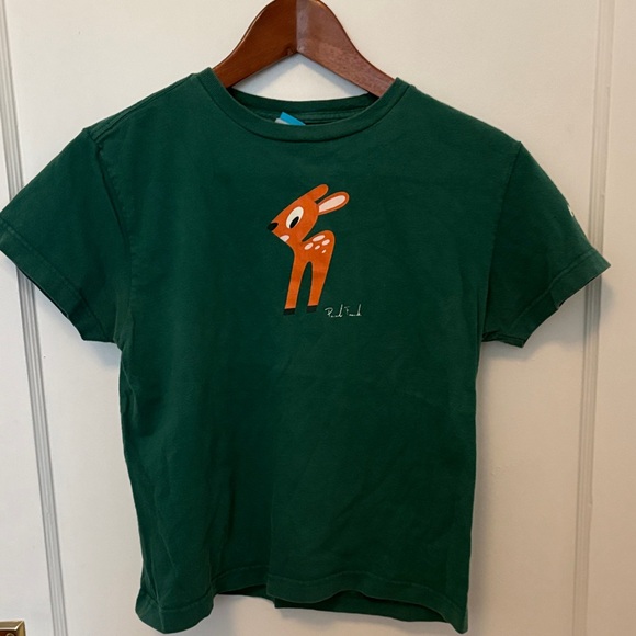 Paul Frank Tops - Paul Frank Green Tee with Orange Deer Design
